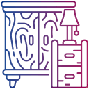 Dekoratif iç mekan kullanım alanı ikonu