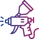 Endüstriyel kaplama için sprey ikonu